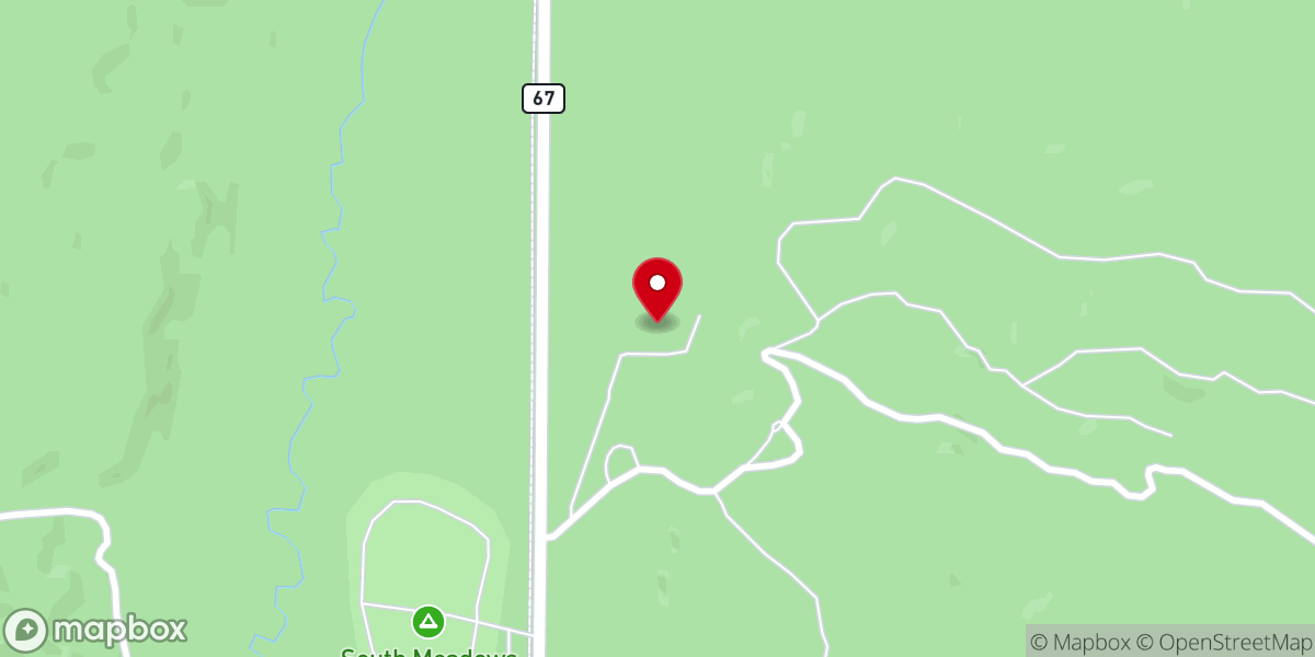 Map showing location of Pike Community Group Campground