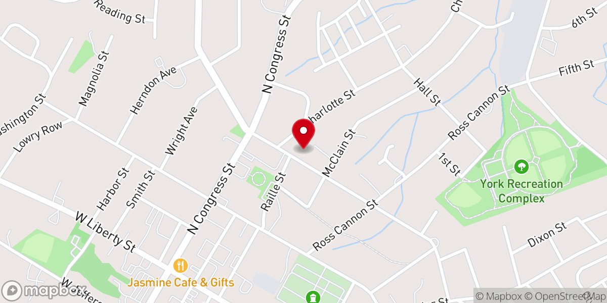 Map showing location of Tender Hearts Ministries