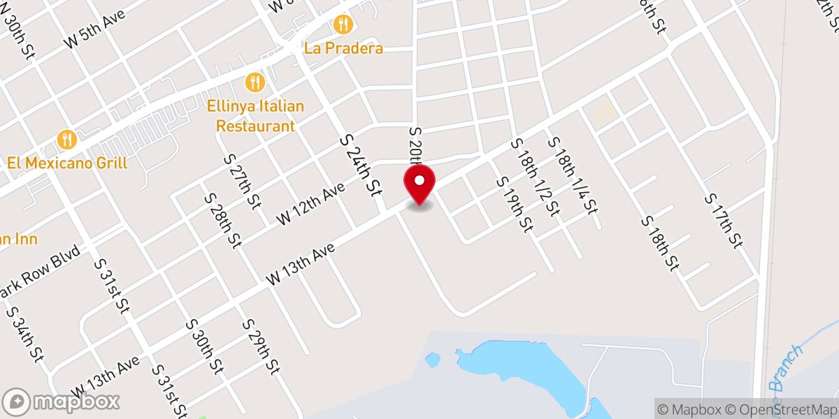Map showing location of Church of God