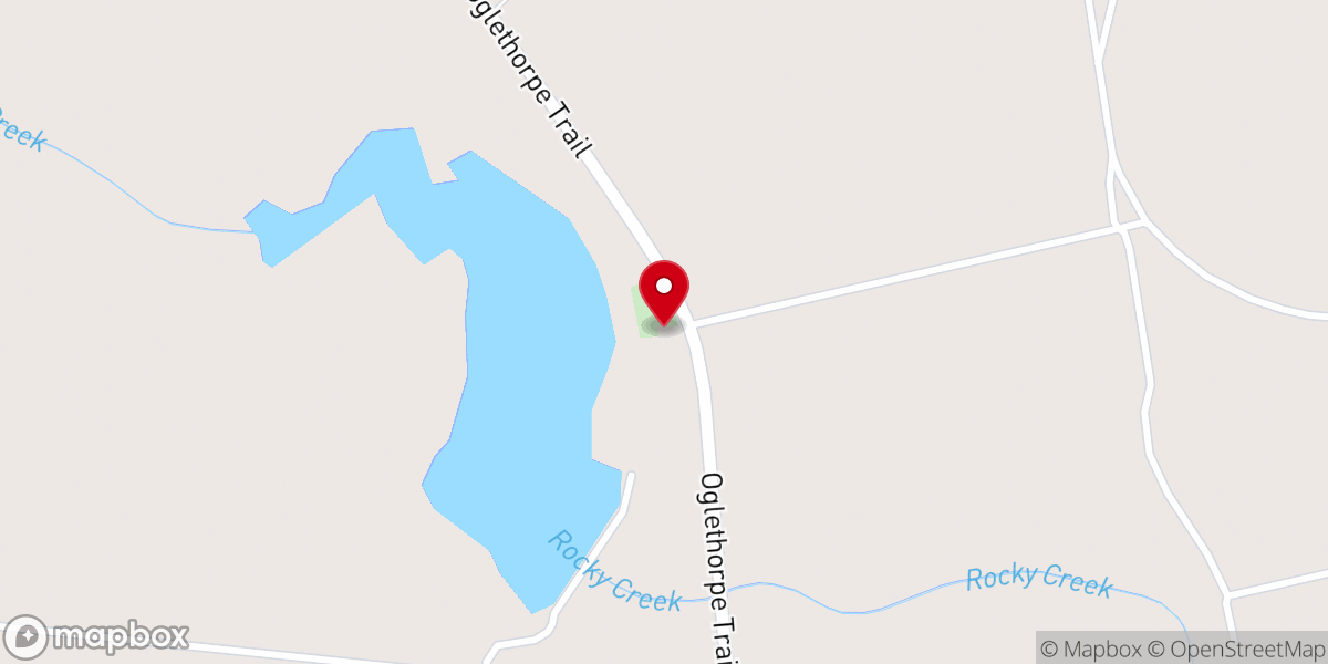 Map showing location of Bethel Brick United Methodist Church