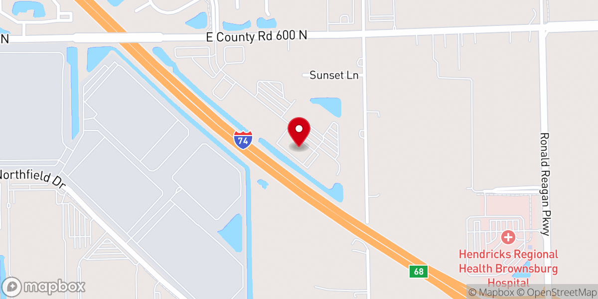 Map showing location of Flair of Hope Church
