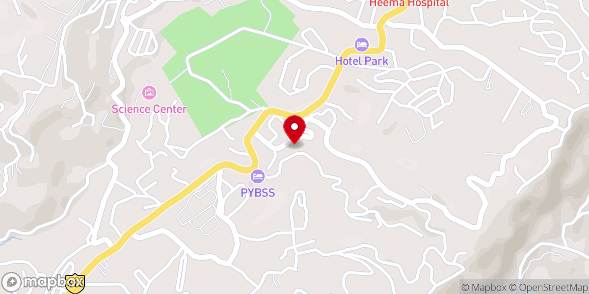 Map showing location of ICI Church Itanagar