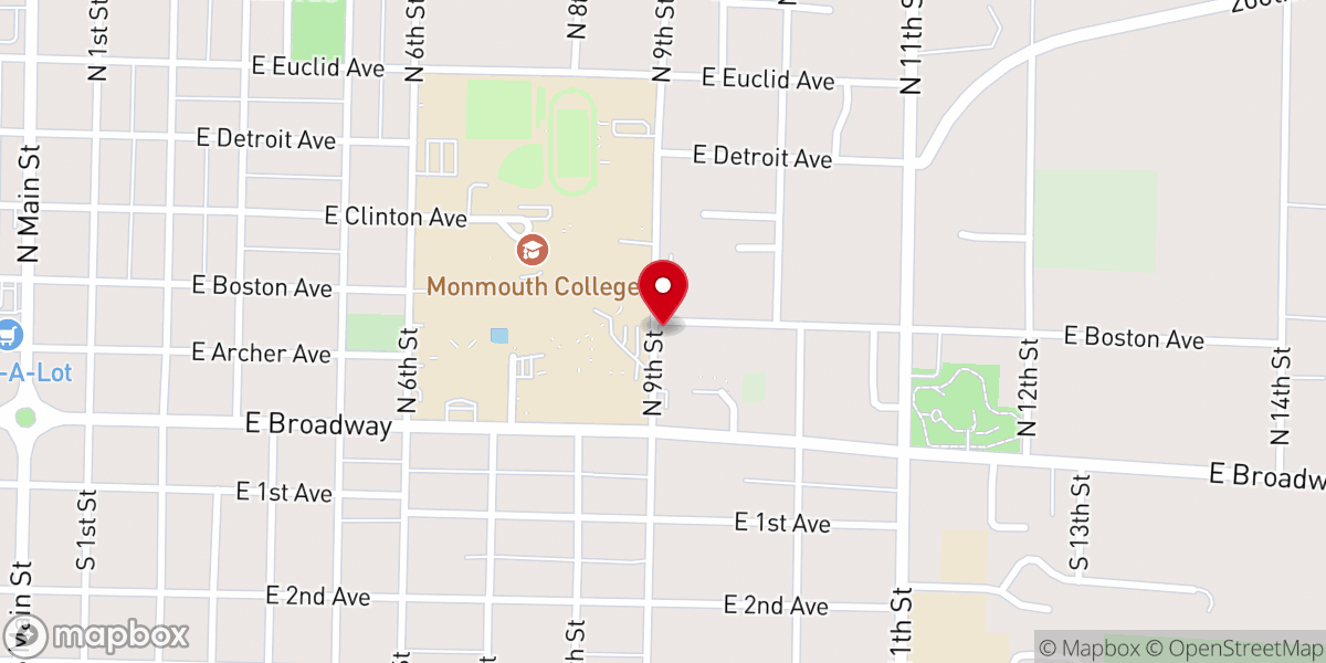Map showing location of Ignite Student Ministries