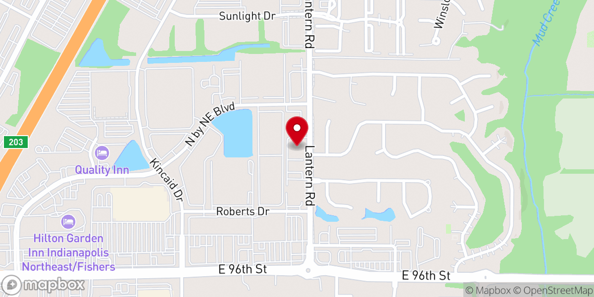 Map showing location of Indiana Biblical Counseling Center Inc