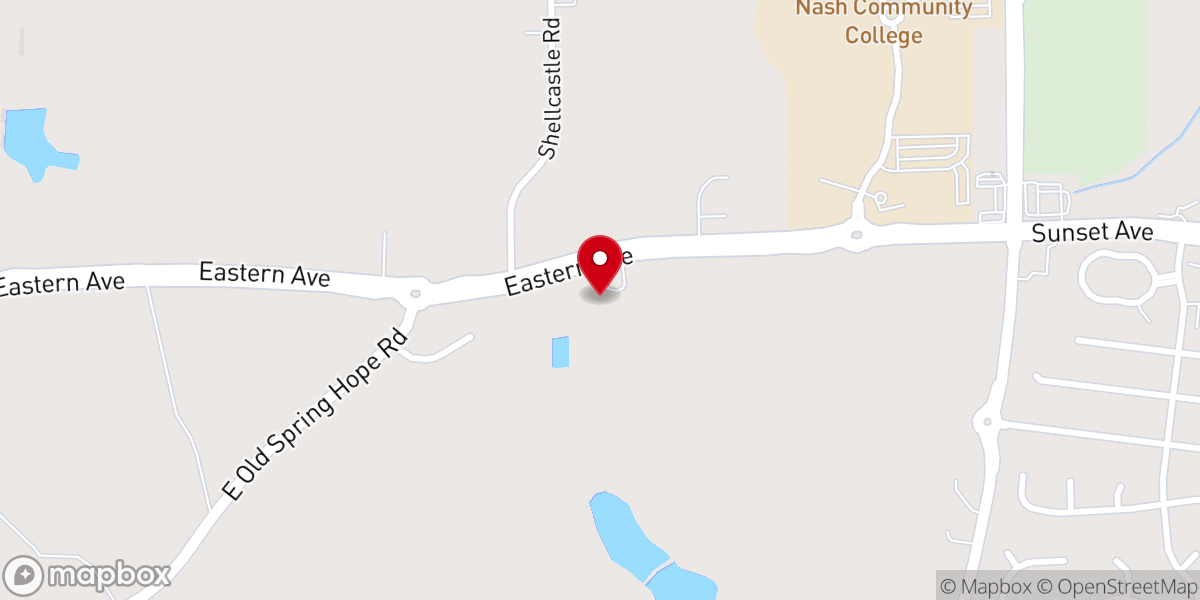 Map showing location of Maple Creek Church