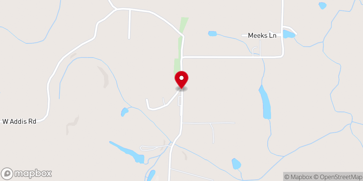 Map showing location of Dogwood Valley Baptist Church