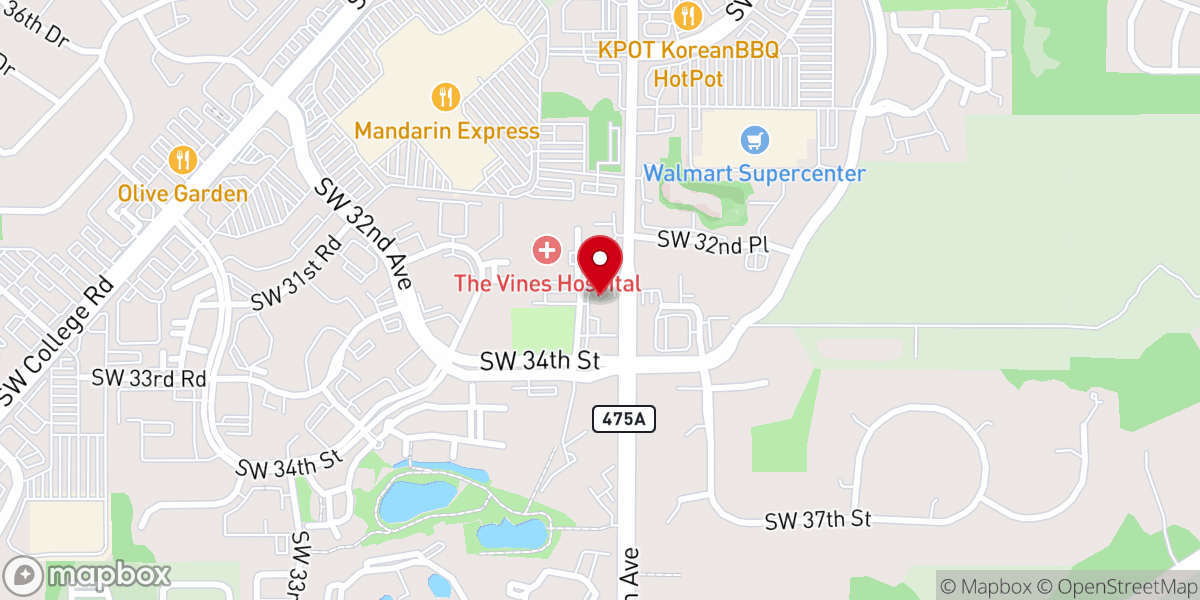 Map showing location of RCCG TGT - Ocala, FL