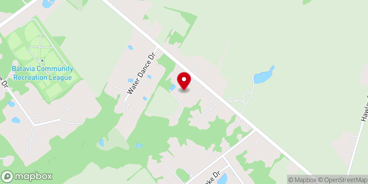 Map showing location of Victory Baptist Church