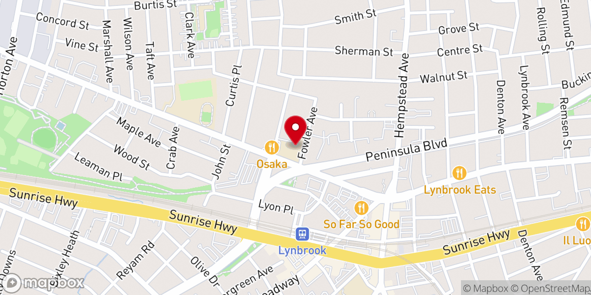Map showing location of Our Lady of Peace School