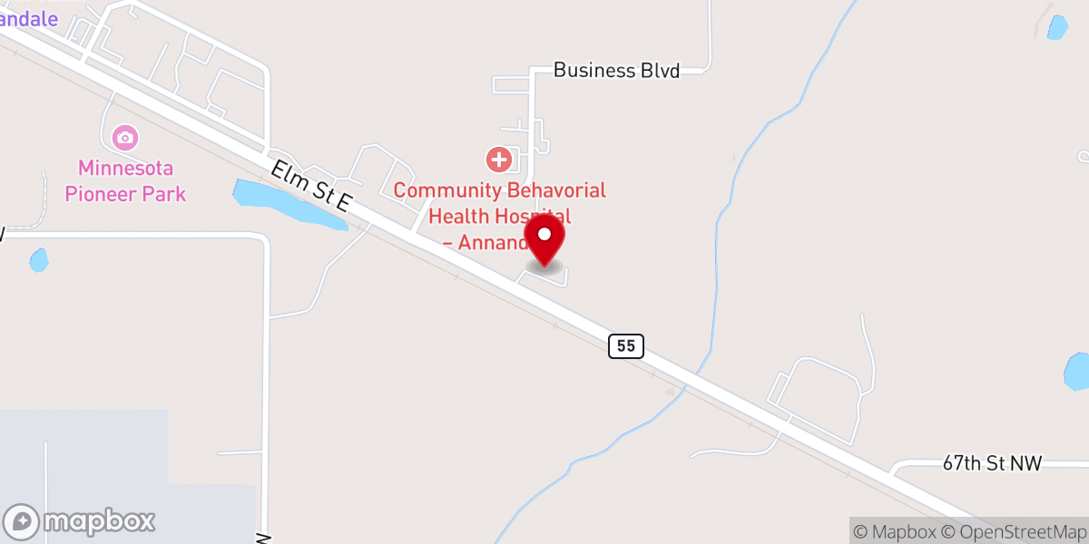 Map showing location of Heartland Evangelical Free Church