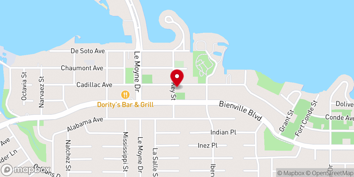 Map showing location of St Edmund's by the Sea Catholic Church