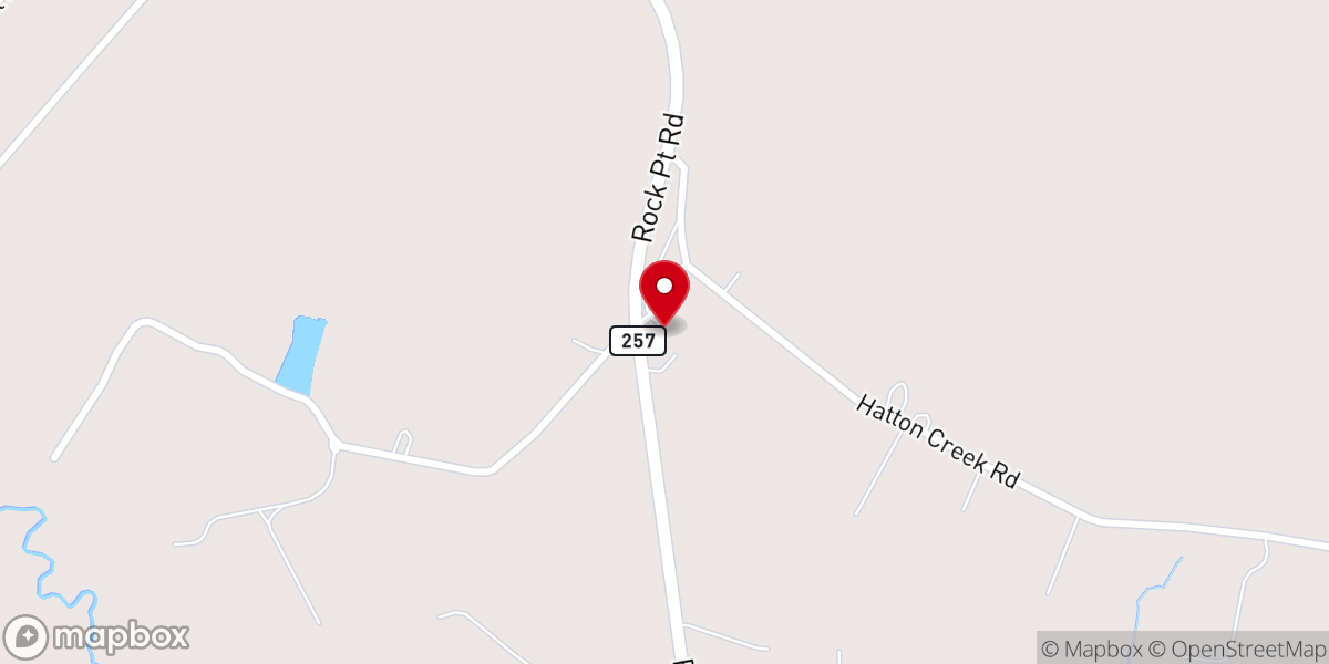 Map showing location of Wayside Food Bank