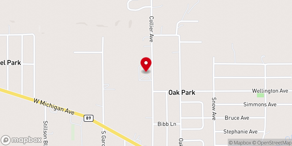Map showing location of Saint Jerome Catholic Church