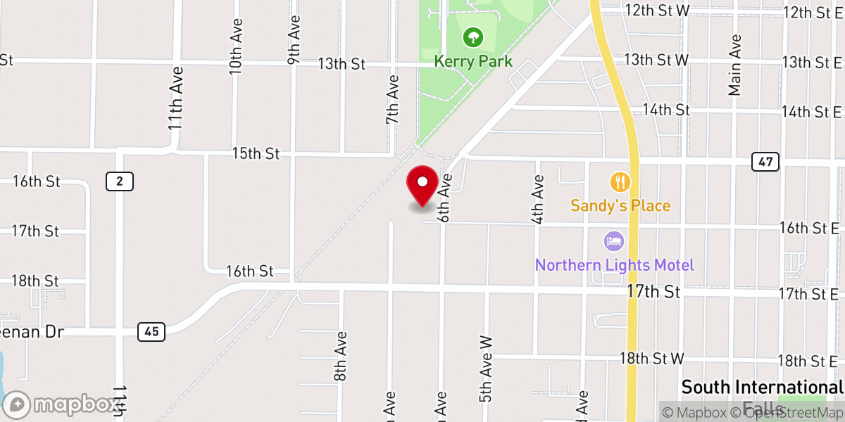 Map showing location of Full Gospel Fellowship WWM