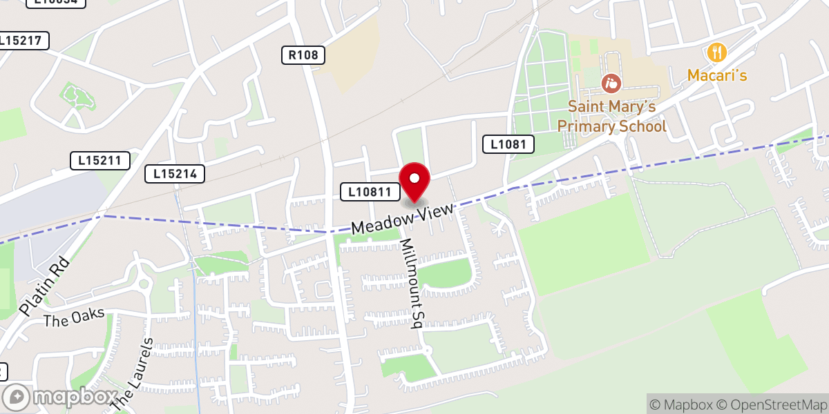 Map showing location of cian’s house