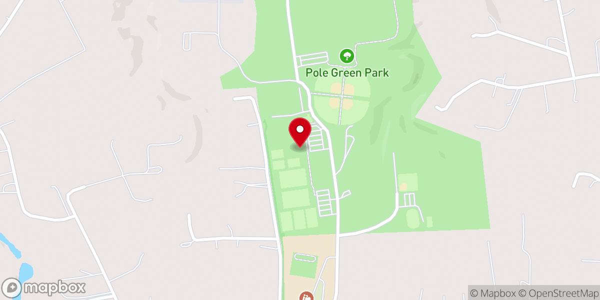 Map showing location of Pole Green Park