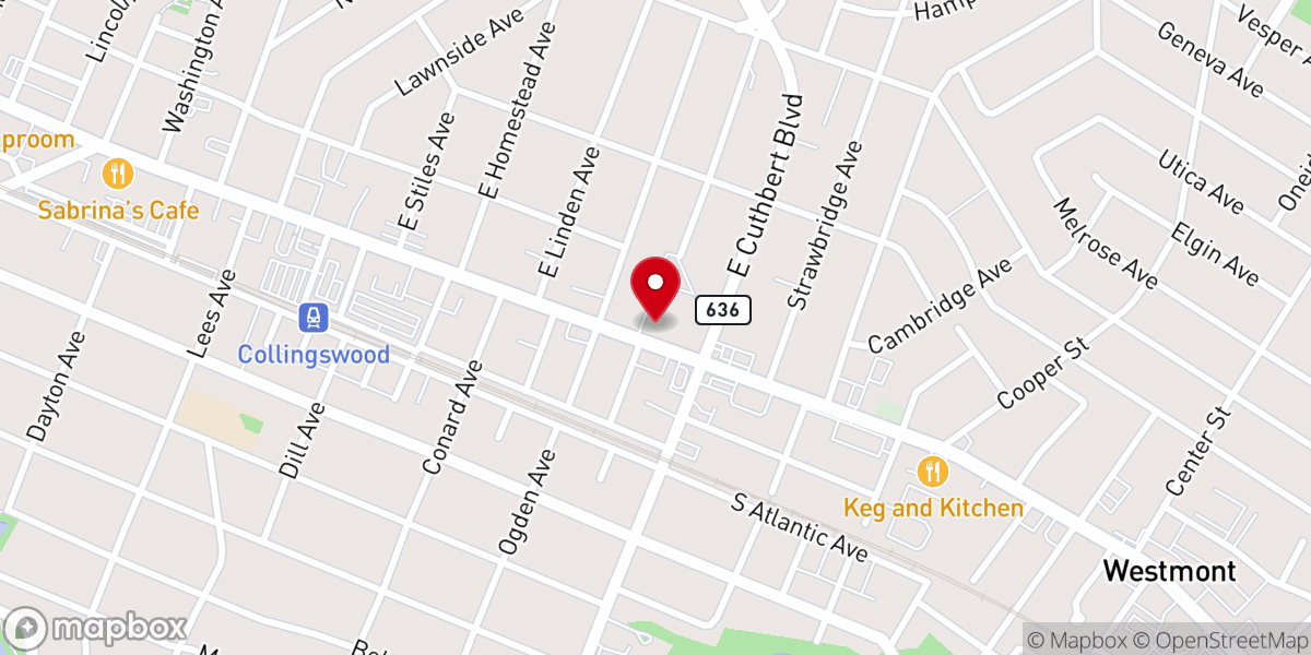 Map showing location of New Jersey Bible Presbyterian Church Inc