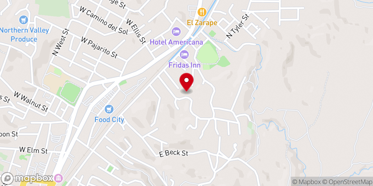 Map showing location of Iglesia Auxilio Divino Asambleas de Dios