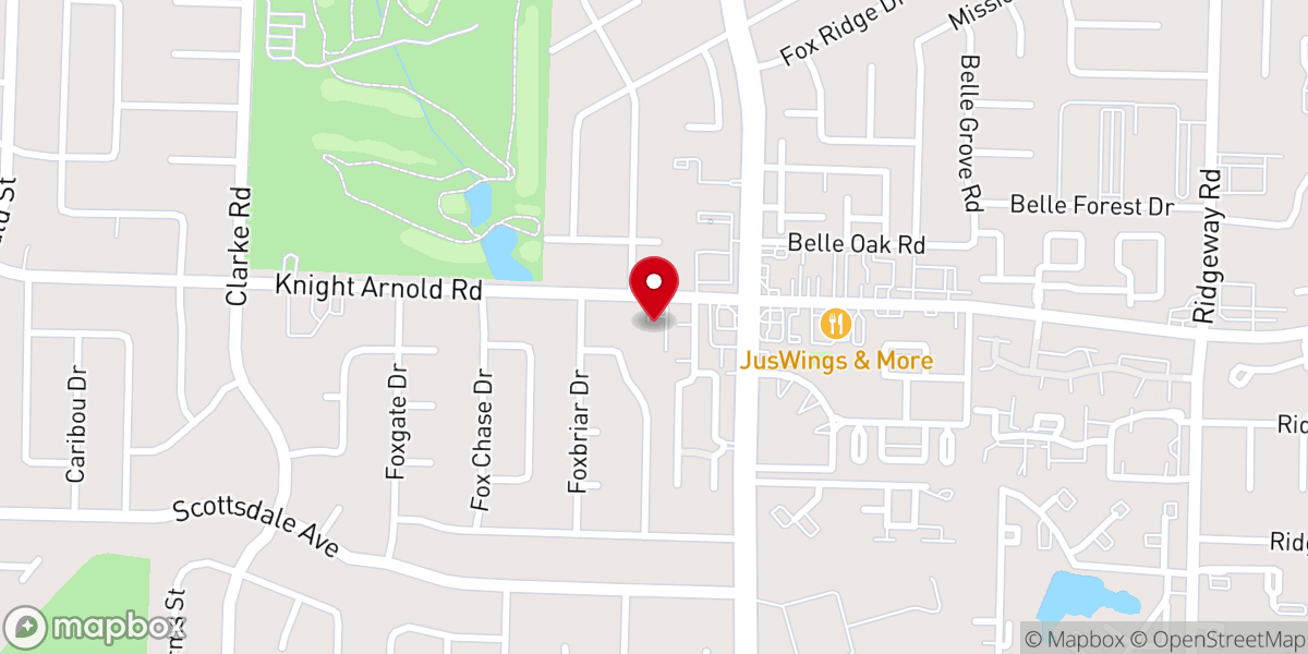 Map showing location of Winrow Saint Paul Christian Methodist Episcopal Church