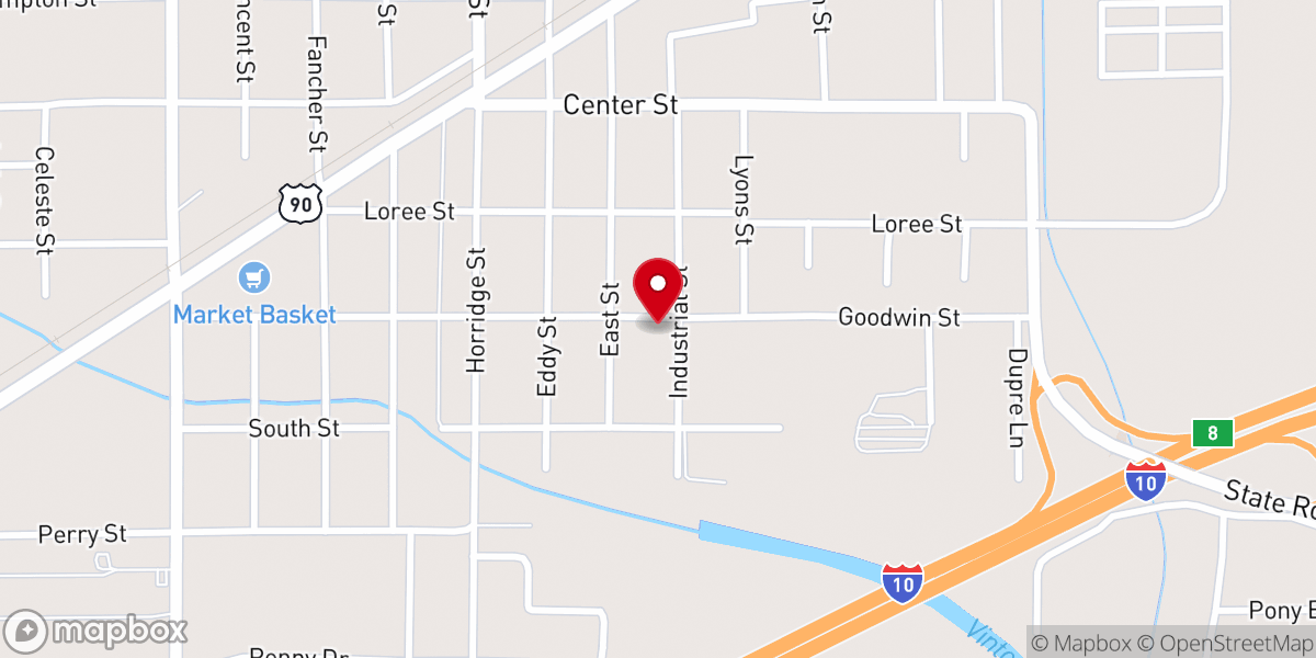Map showing location of St Joseph's Catholic Church