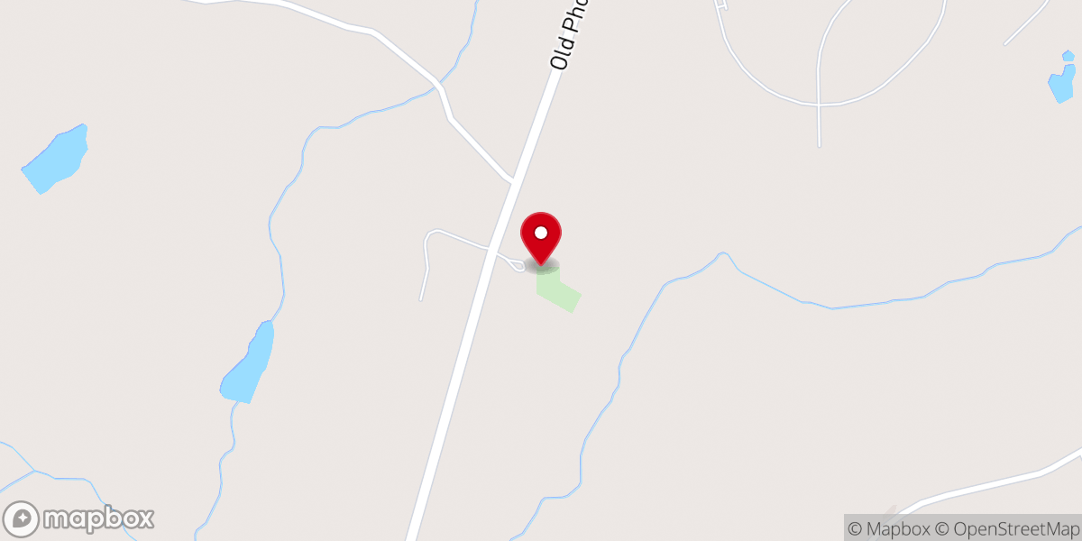 Map showing location of Crooked Creek Church