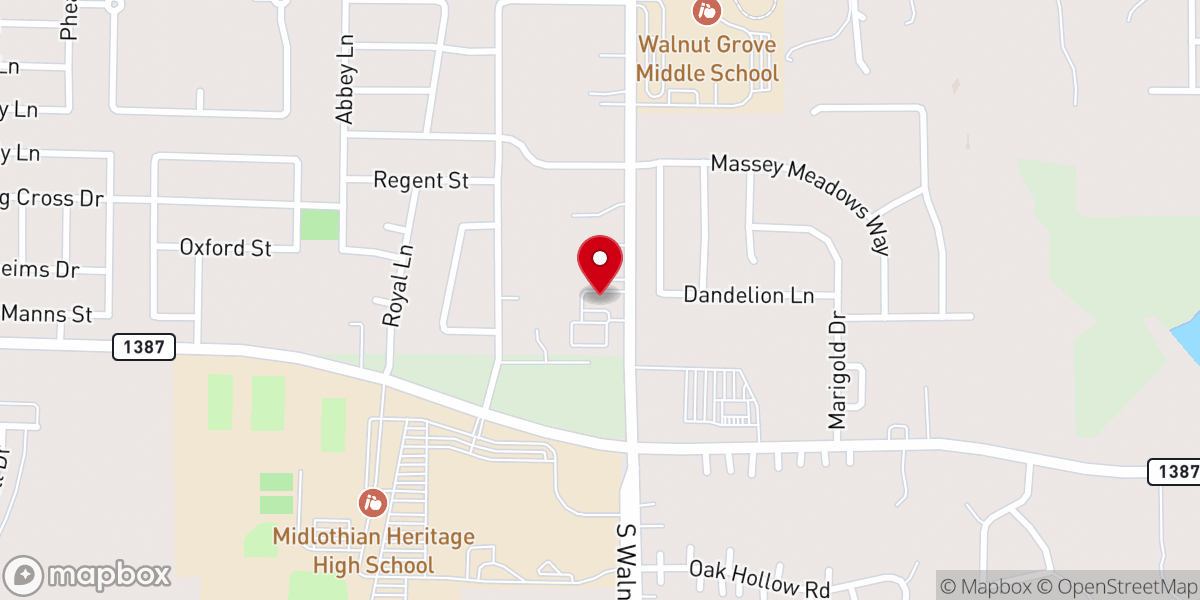 Map showing location of Gateway Church of the Assemblies of God