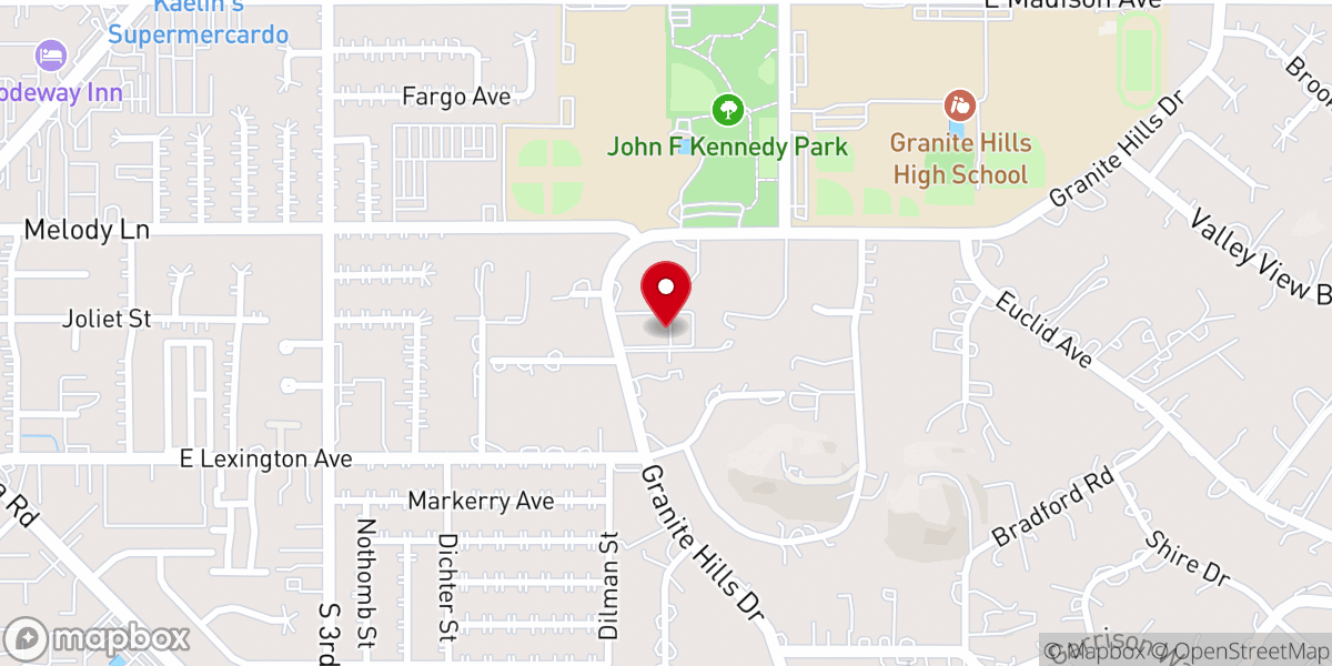 Map showing location of Community Covenant Church