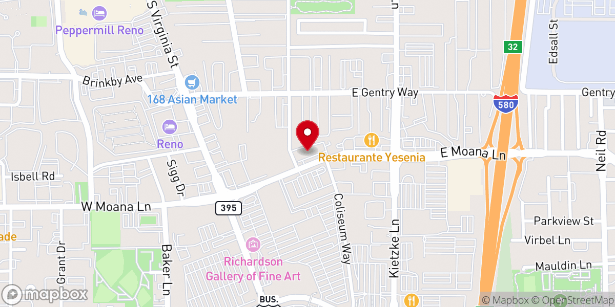 Map showing location of Living Waters Christian Fellowship