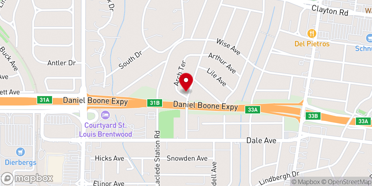 Map showing location of St Therese The Little Flower Chapel