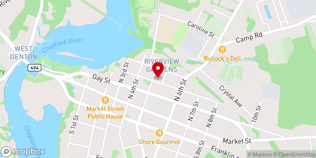 Map showing location of Union Bethel AME Church