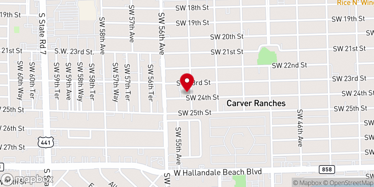 Map showing location of Star of Bethlehem Baptist Church