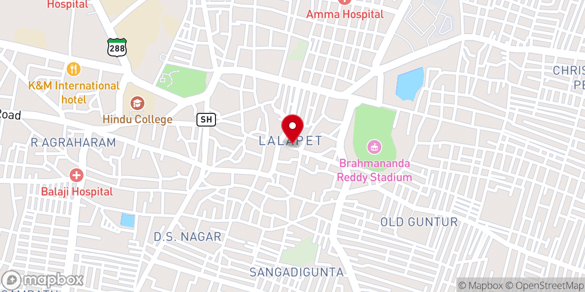 Map showing location of East Paris Church