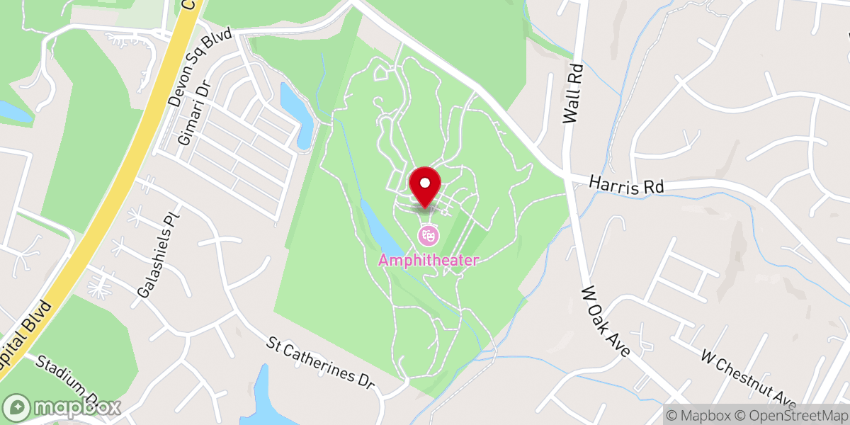 Map showing location of E. Carroll Joyner Park