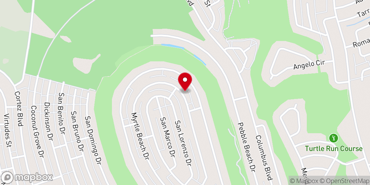 Map showing location of Gods People Outreach Ministries