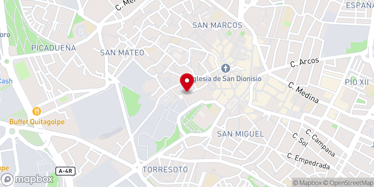 Map showing location of Catedral de Jerez de la Frontera / Colegiata de Nuestro Señor San Salvador
