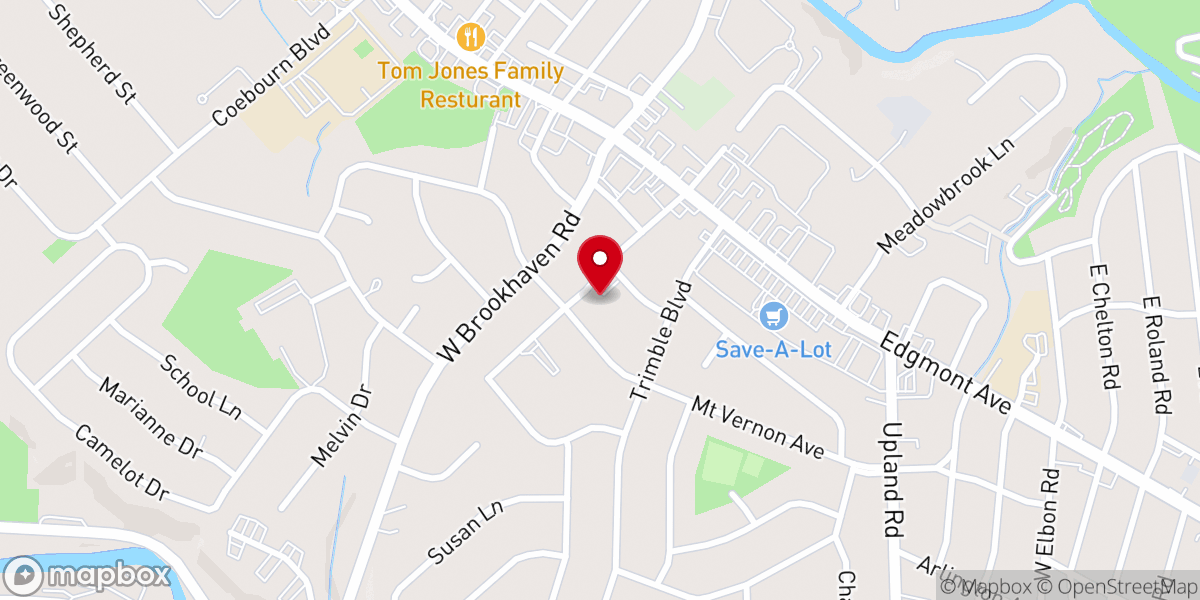 Map showing location of REAL Church
