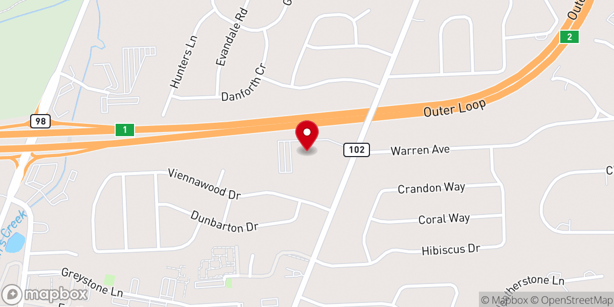 Map showing location of Our Lady Queen of Peace Parish