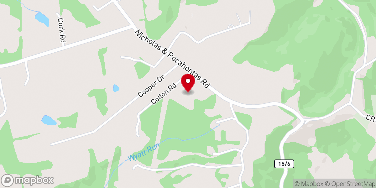 Map showing location of Liberty Union Mission Church