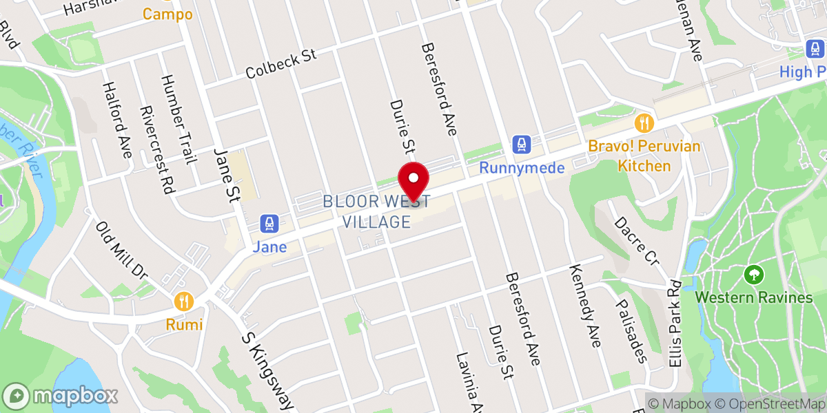 Map showing location of Saint Pius X Catholic Parish