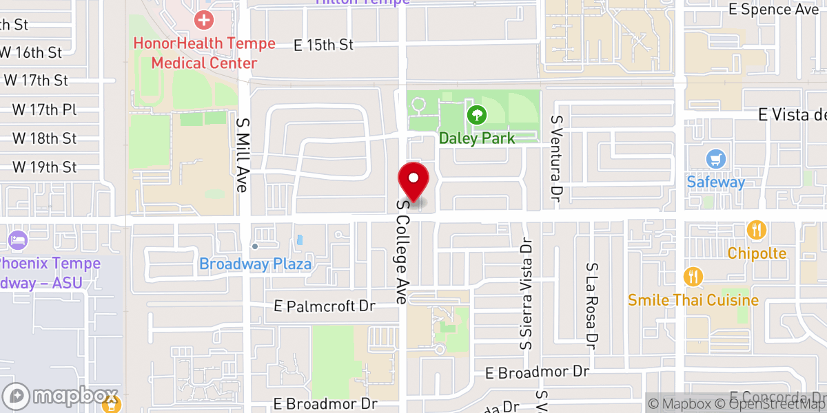 Map showing location of St Augustine's Episcopal Church