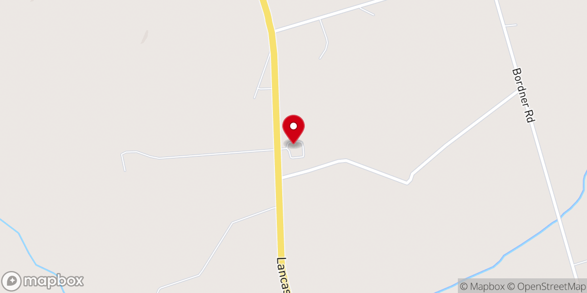 Map showing location of Lebanon Valley Mennonite Church