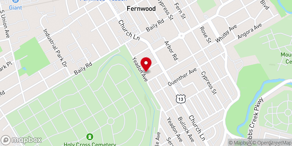 Map showing location of Hands Abiding Love Organization