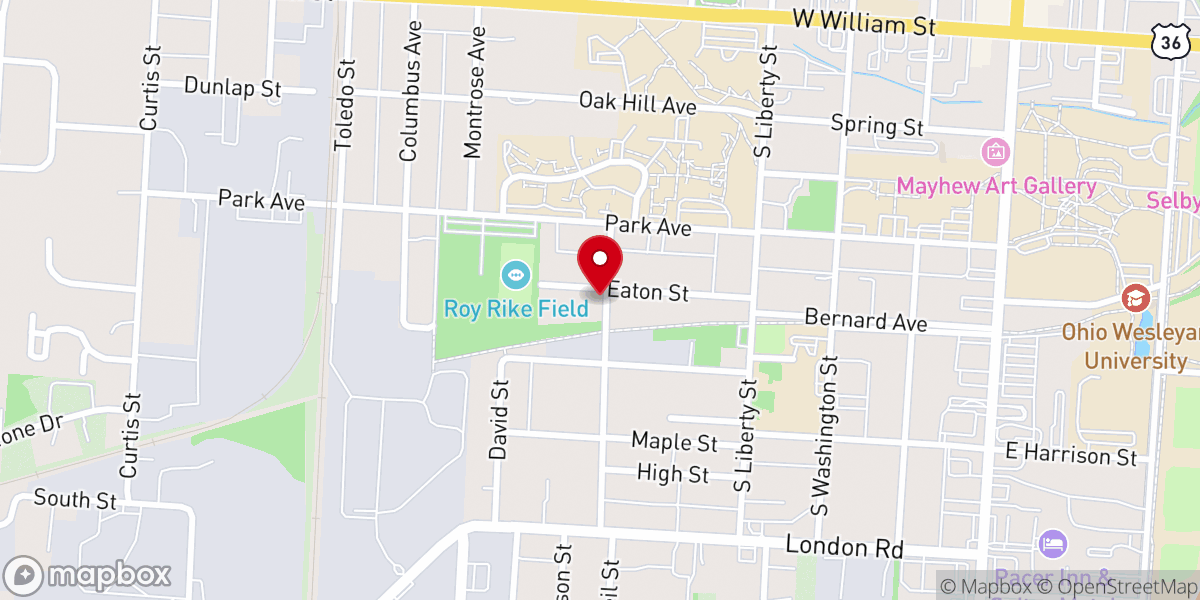 Map showing location of Agape International Cathedral