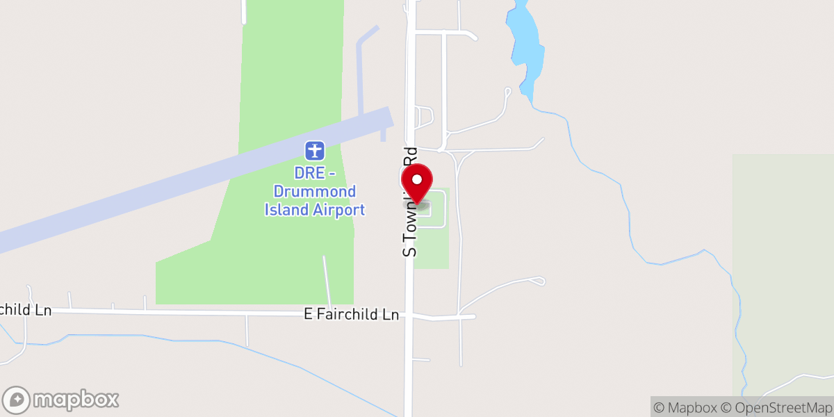 Map showing location of St Florence Catholic Church, Drummond