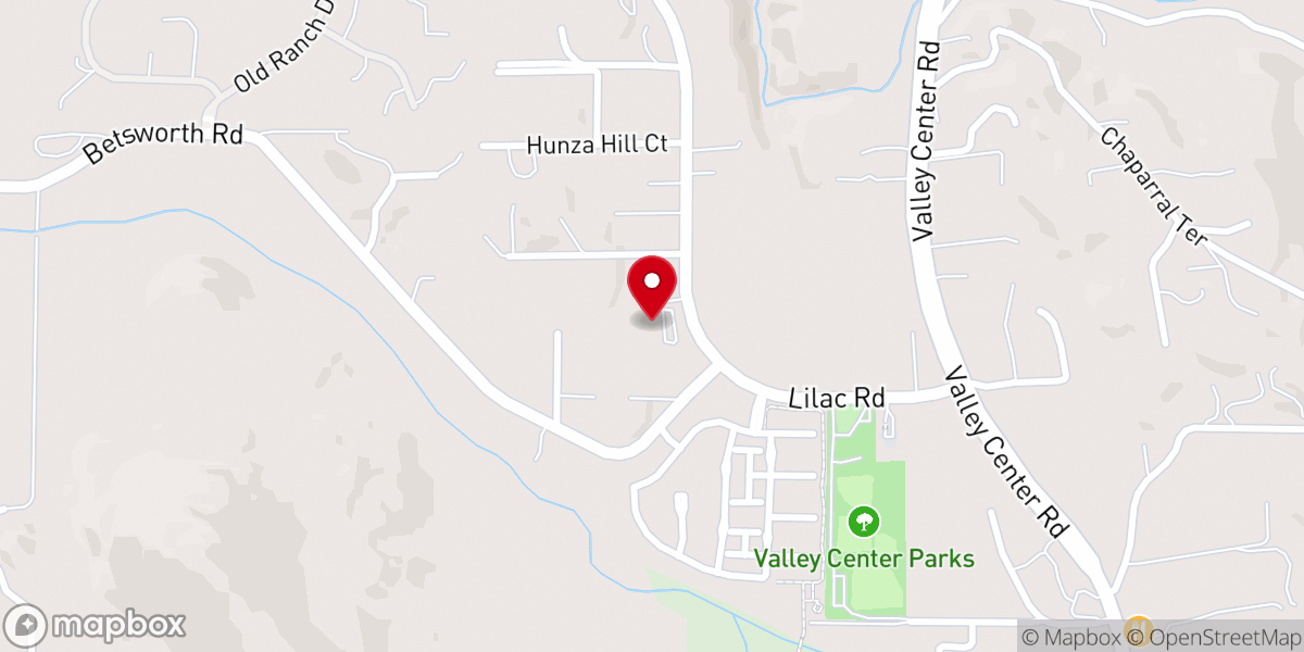 Map showing location of Light of the Valley Lutheran