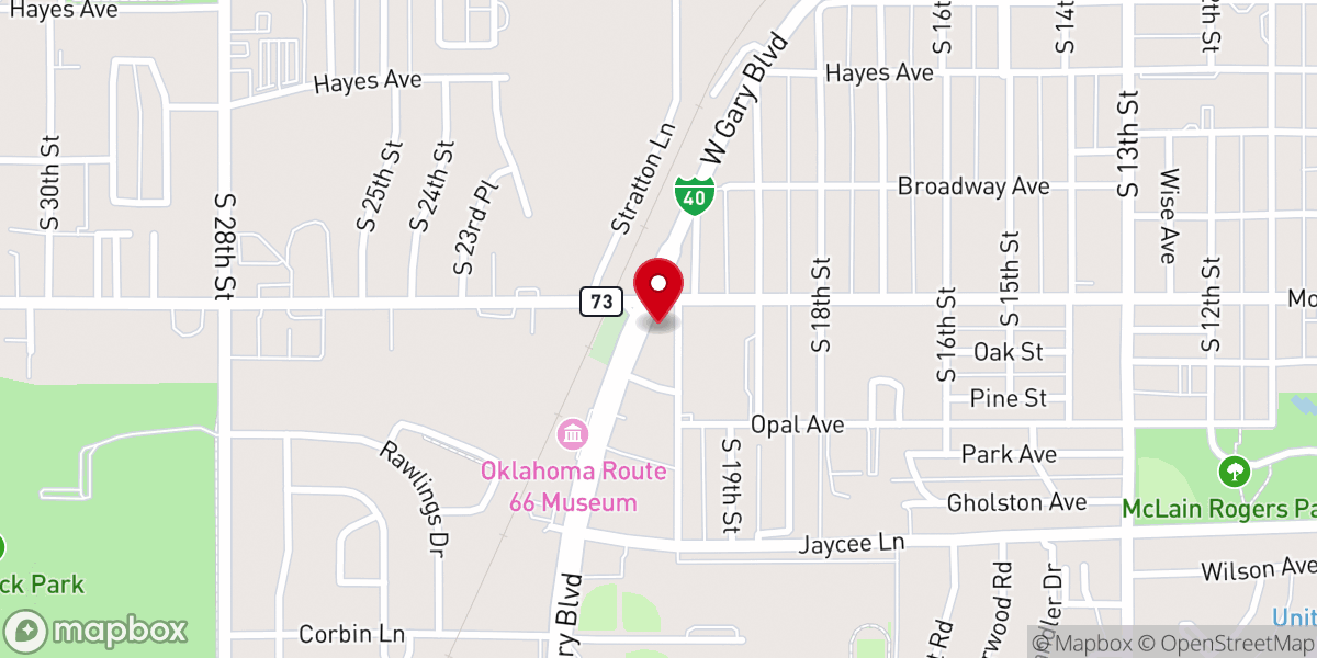 Map showing location of Clinton Daylight Donuts
