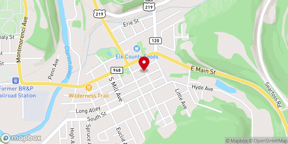 Map showing location of TCC | Ridgway