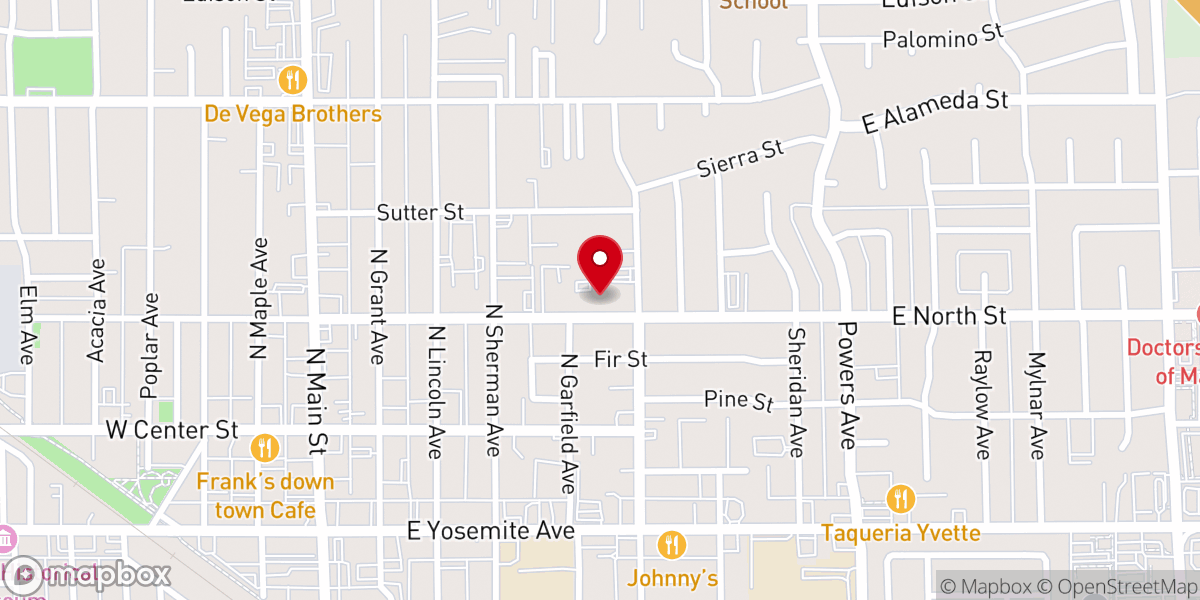 Map showing location of Saint Anthonys Catholic Church