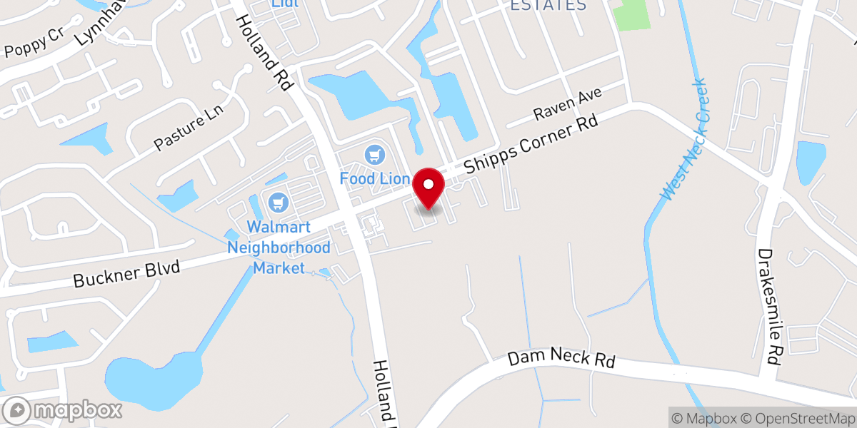 Map showing location of New Life VB