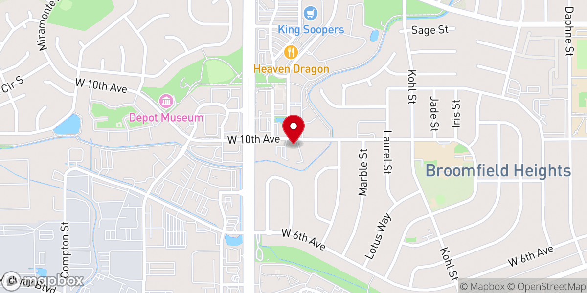 Map showing location of Holy Comforter Episcopal Church